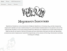 Tablet Screenshot of mojiferous.com